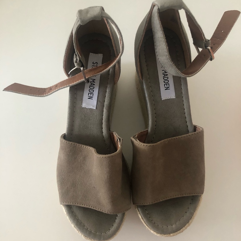 Steve Madden Gray Espadrilles